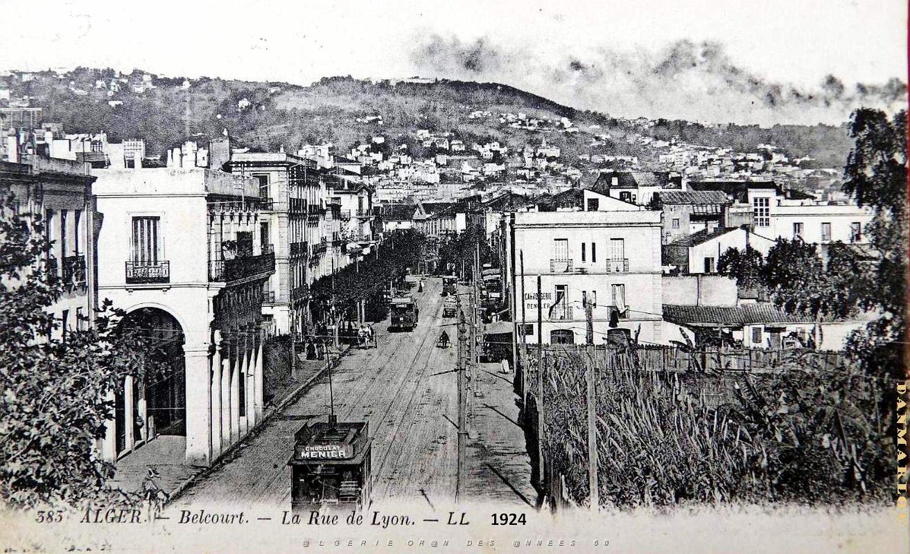 Alger - Belcourt - Rue de Lyon - 1924.jpg
